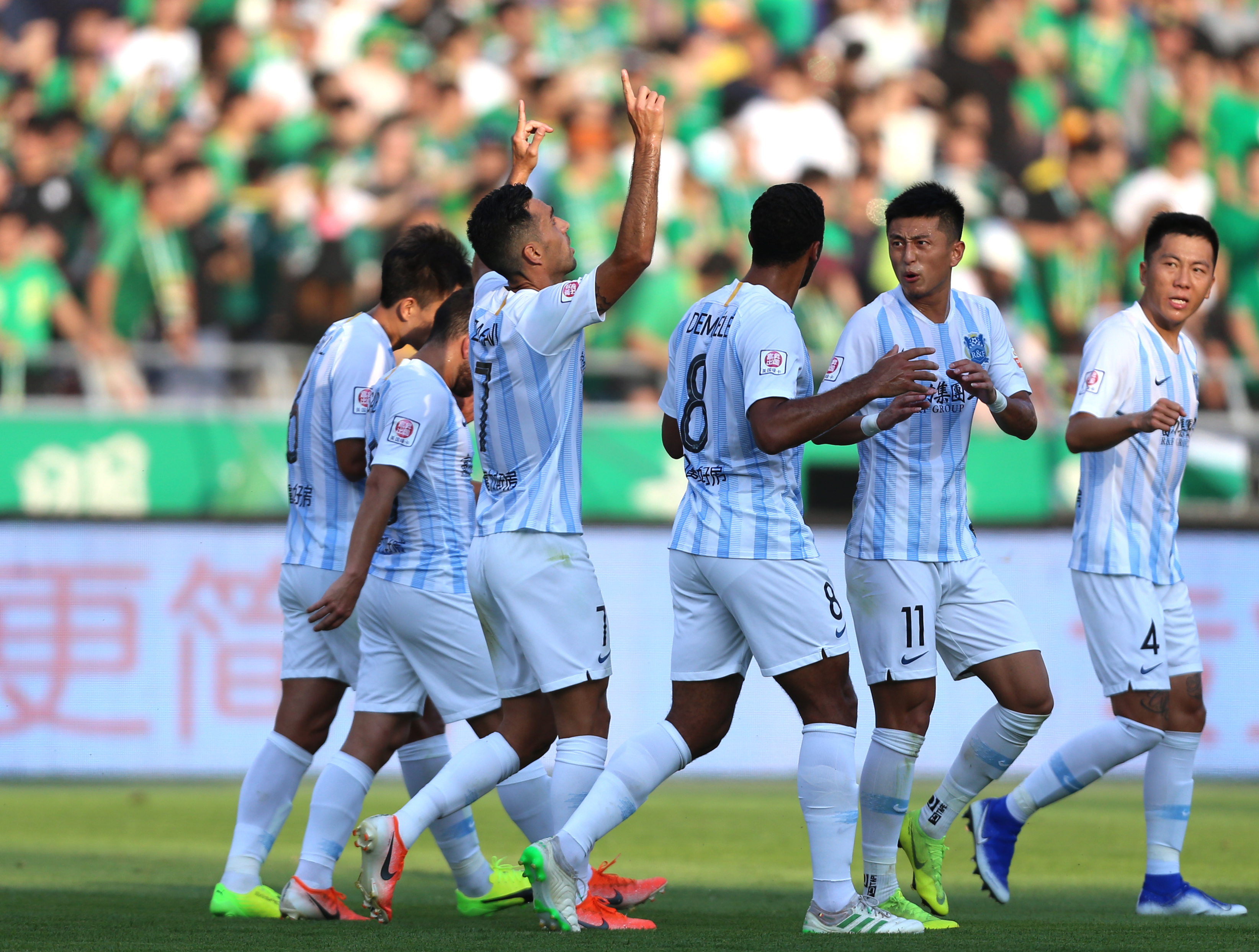 北京中赫国安追赶劲头，强力前行